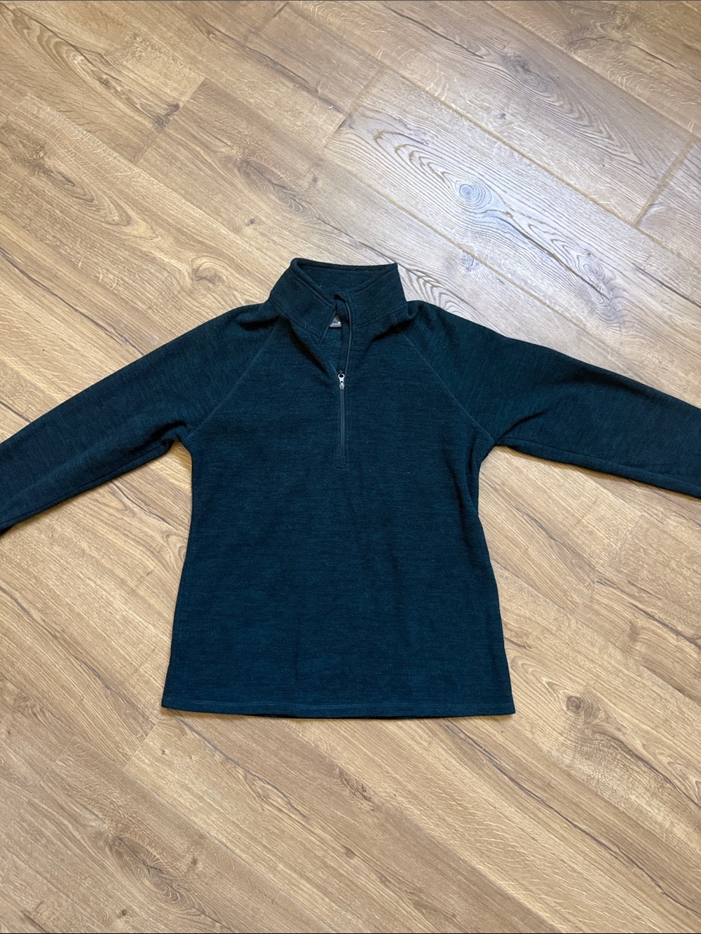 Eddie Bauer Quarter-Zip Pullover in Dark Teal
